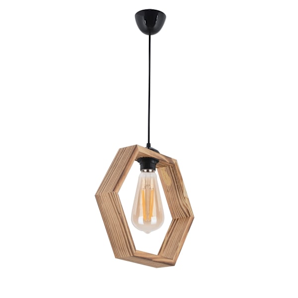 Lysekrone Hexagon Natural