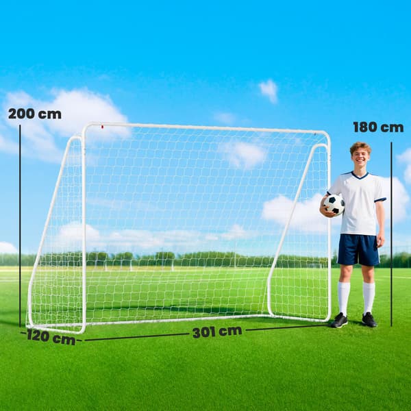 Fotbollsmål för träning och matcher, UV-resistent, ankare ingår