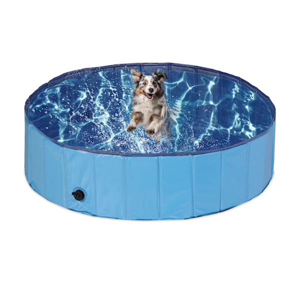 Blå hundepool