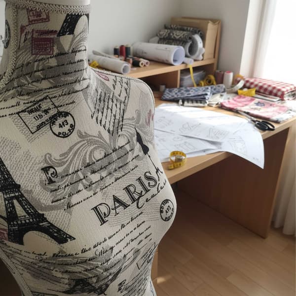 Kvinnlig klädform, justerbart stativ, storlek 36/38
