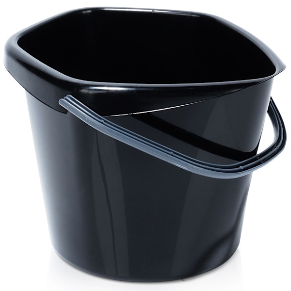 Svart plasthink 5 l