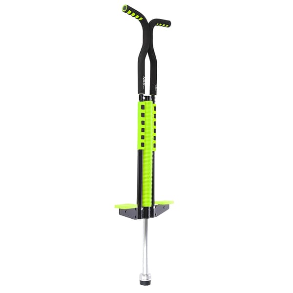 Grøn Jump Stick – Justerbar højde, slidstærkt materiale