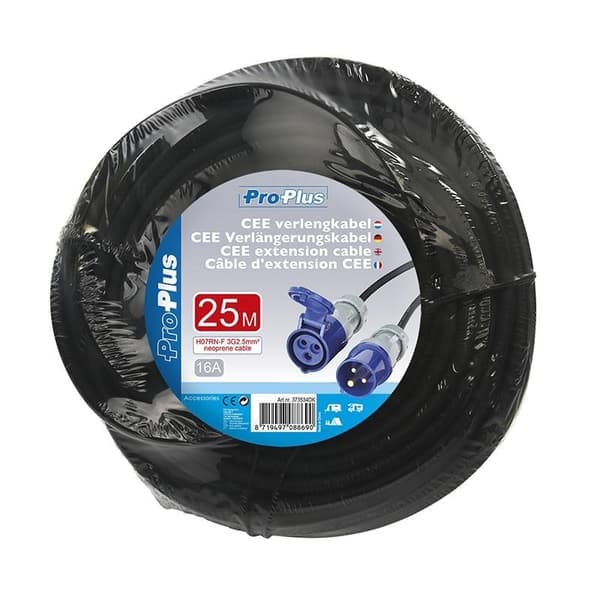 CEE forlængerkabel 25M 3x2,5mm²
