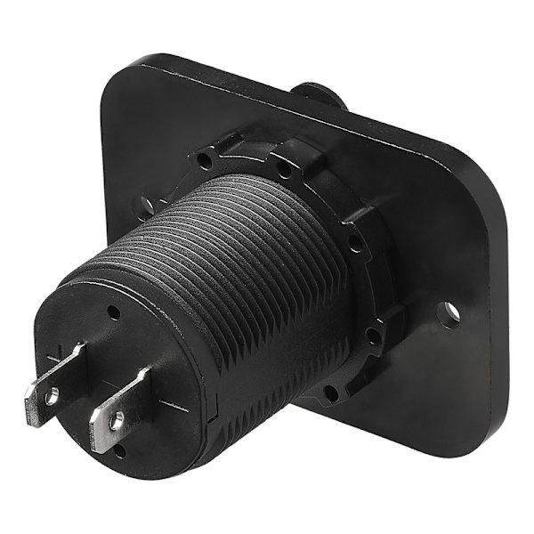 USB-port dubbel infälld montering typ A 3100mA 12V/24V