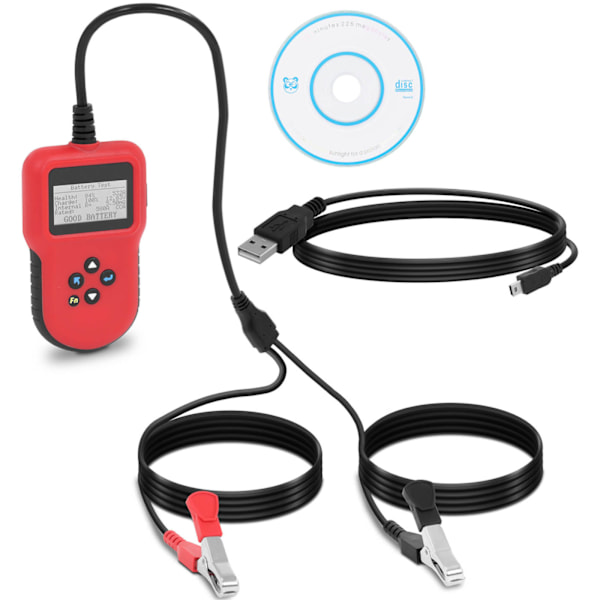 Diagnostisk måler tester til 12/24 V LCD batterier