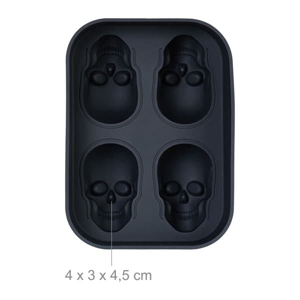 Skull jääpalatarjotin 2 kpl