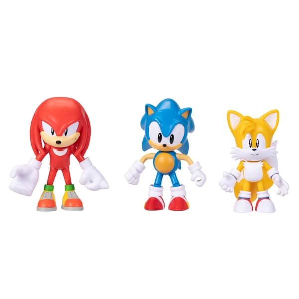 Sonic the Hedgehog Classic 3-Pack actionfigurer, 10 cm
