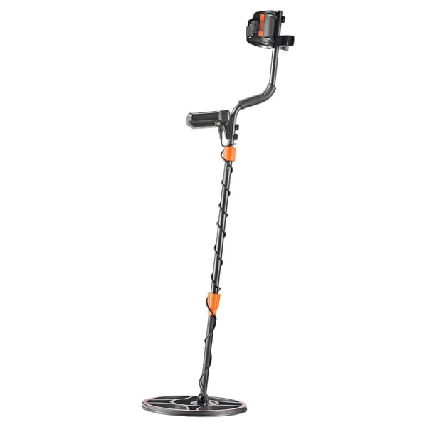 Metaldetektor, 12-tommer IP68-spole, display, hovedtelefoner