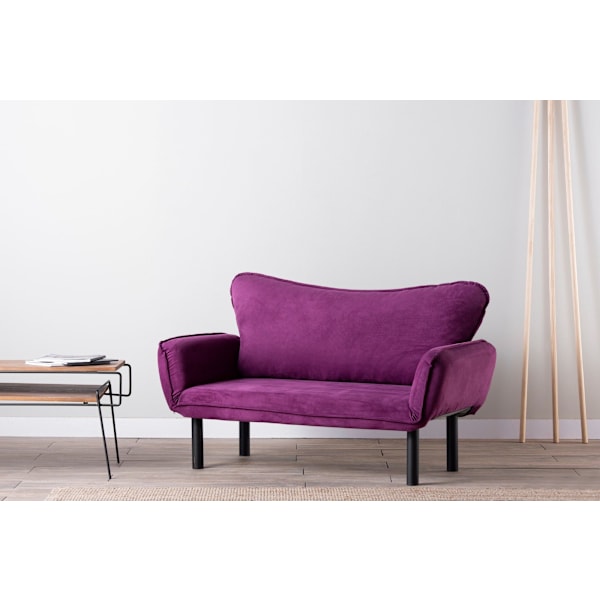 2-sæders sovesofa Chatto - lilla