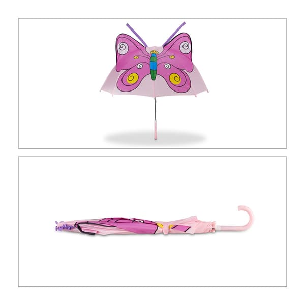 Sateenvarjo lapsille 3D-aiheilla Multicolor