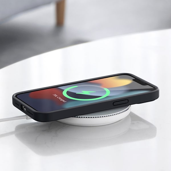 Gummi fleksibelt silikone cover til iPhone 13 Pro Max sort