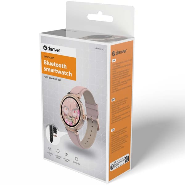 SWC-342RO Bluetooth SmartWatch med puls- og blodiltsensor