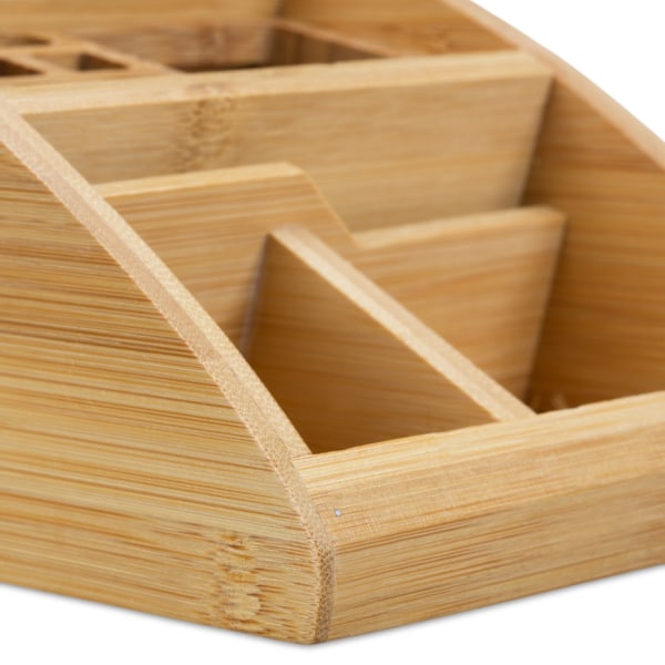 Skrivbordsorganisation i bambu