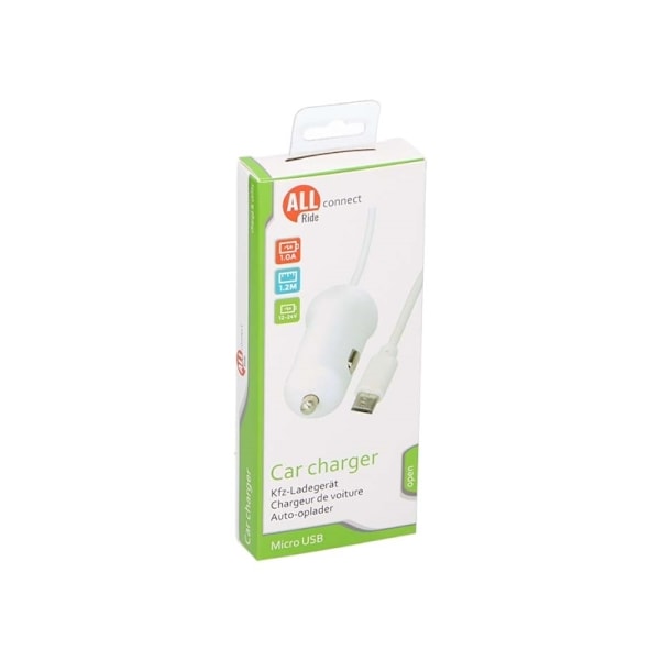 Allride Connect 2.0 cigarettænderoplader, Micro-USB, 1
