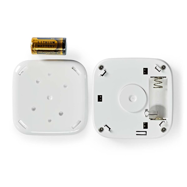 SmartLife Rökdetektor | Wi-Fi | Batteridriven | Givarens livscykel: 10 år | EN 14604 | Max. batteritid: 24 månader | 85 dB | Vit | 1 st