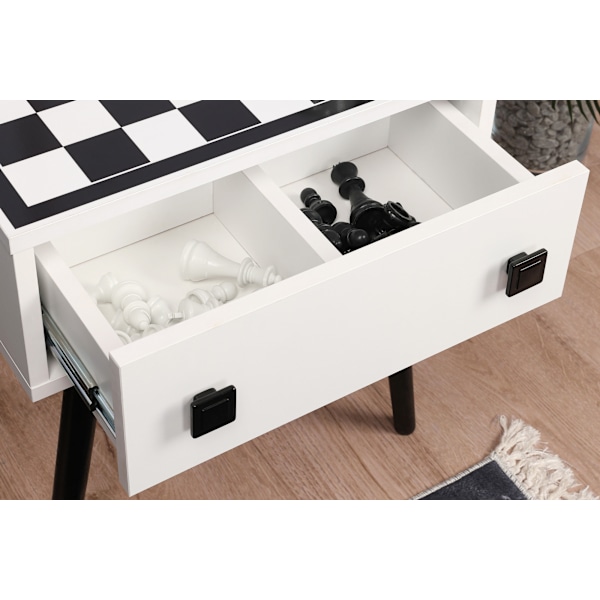 Skakbord Chesso - Sort, Hvid