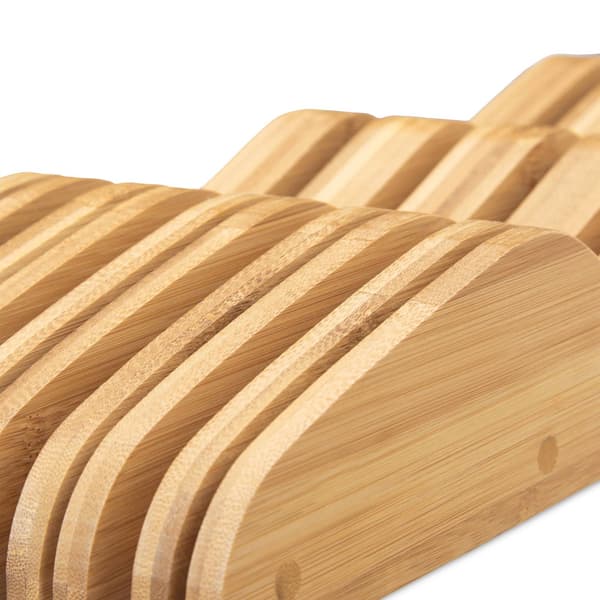 Bambu knivblock för låda