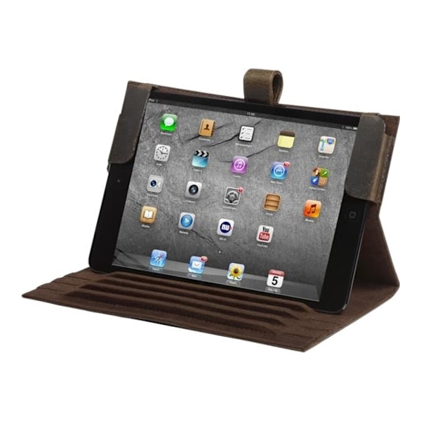 dbramante1928 - Skyddsfodral för surfplatta - läder - hunter dark - För alla Apple iPad mini