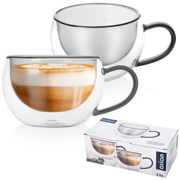 Termiska dubbla glas 300ml - Perfekt för kaffe och te