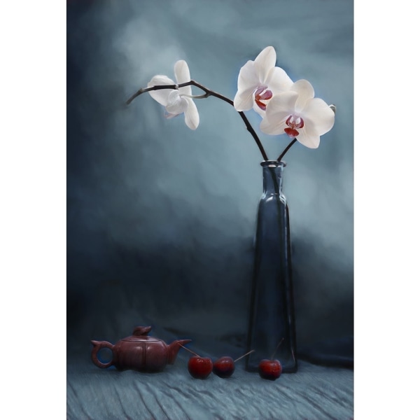 Orchid And Cherry - 70x100 cm
