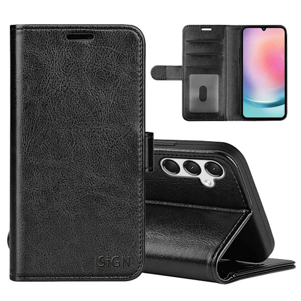 Wallet etui til Samsung Galaxy A25 - Sort