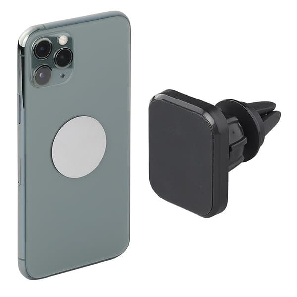 Universal smartphone holder med magnet til ventilationsgitter