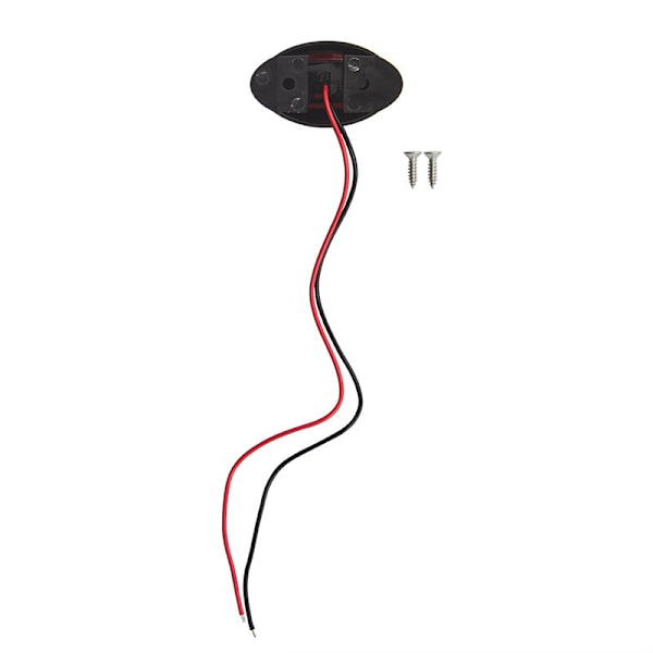 Merkkivalo 10-30V punainen/valkoinen 60x34mm LED