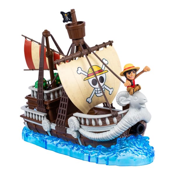 One Piece -hahmo Going Merry Ship ja Luffy, 28 cm