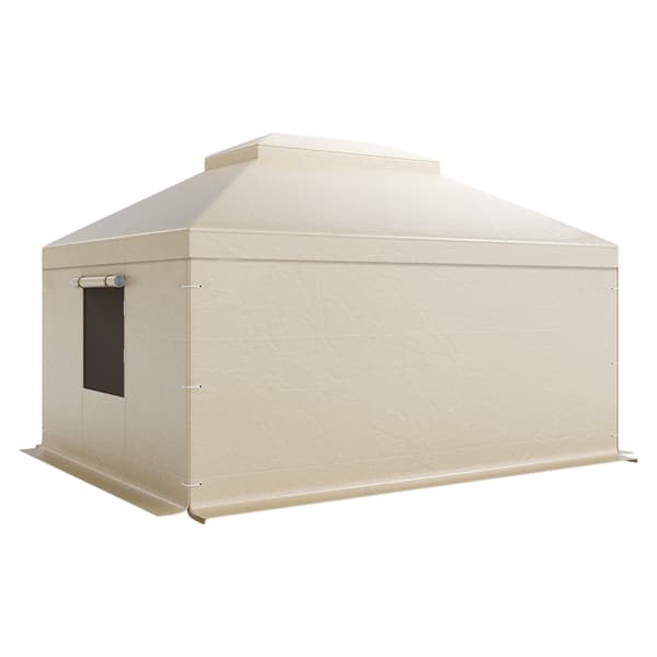 Vinterpaviljongöverdrag 3,5x4,7 m, sidoväggar, 180 g PE