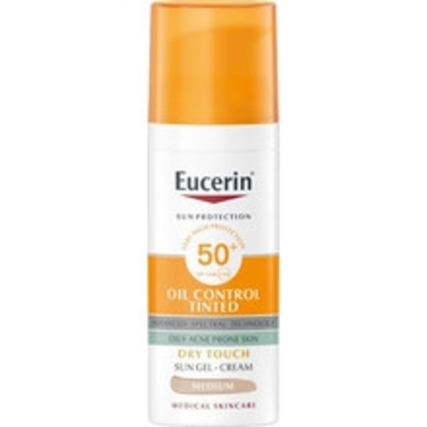 Eucerin - Sun Oil Control Tinted Sun Gel-Cream SPF 50+ Light 50m