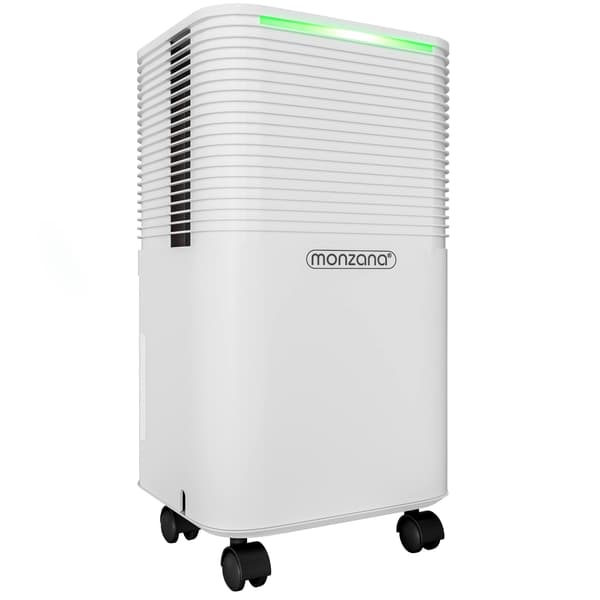 Elektrisk affugter, 12 l/dag, 24-timers timer, LED-display