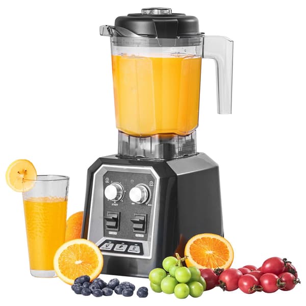 Professionel blender 2L, 2200W, 3 hastigheder, sort