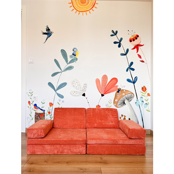 2-sæders sovesofa puslespil - Orange