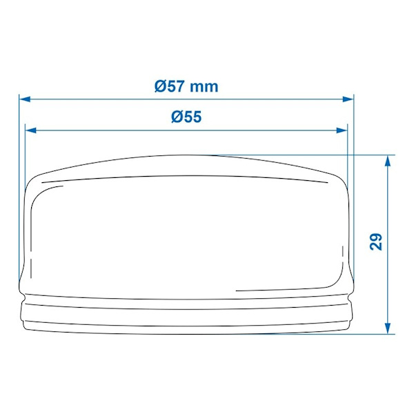 Napakansi Ø55mmx29mm sopii AL-KO:lle