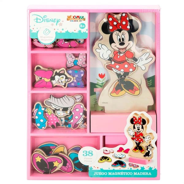 Disney Minnie klänningar trämagnetset