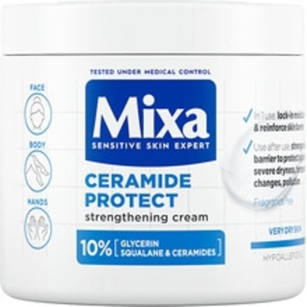 Mixa - Ceramide Protect Strengthening Cream ( velmi suchá pokožka ) - Posilující tělová péče 400ml