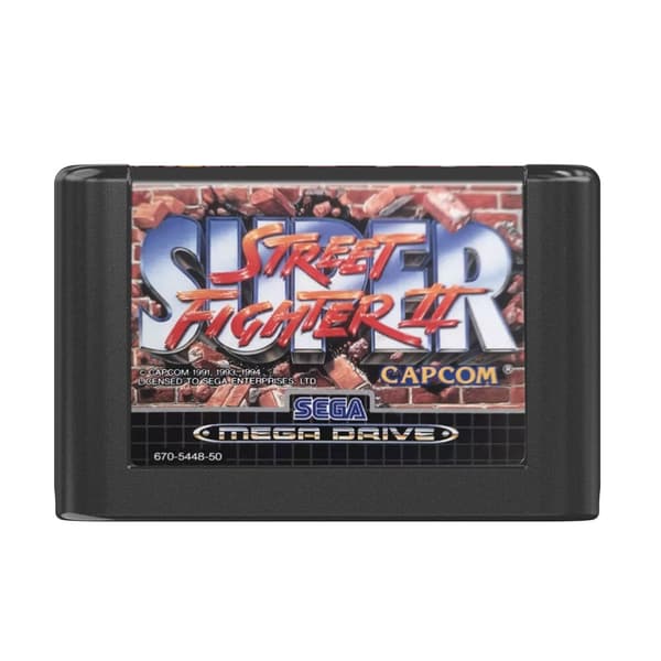 Street Fighter Mega Drive Diorama Displaymodell