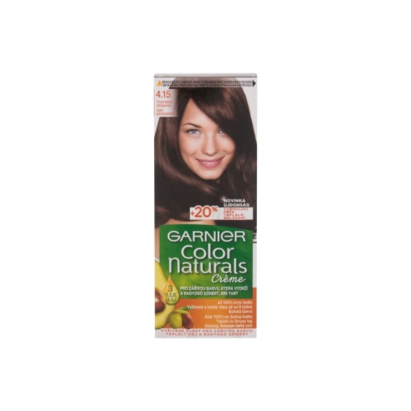 Garnier - Color Naturals Créme 4,15 Frosty Dark Mahogany - For W