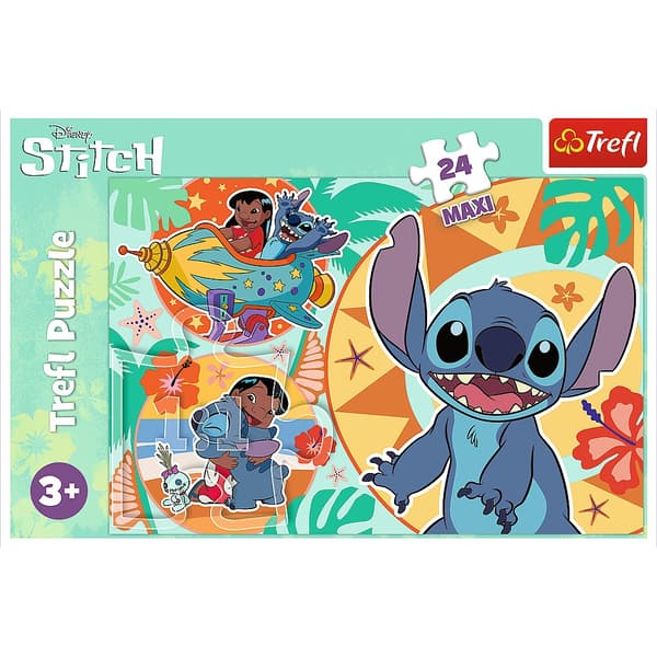 Trefl Stitch Maxi Puzzle, 24 kpl