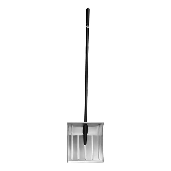 Snöskyffel, 16-tums aluminiumblad, avtagbart handtag