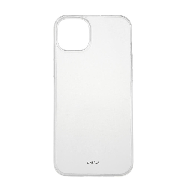 ONSALA Back Recycled Clear Case TPU iPhone 15 Plus Clear
