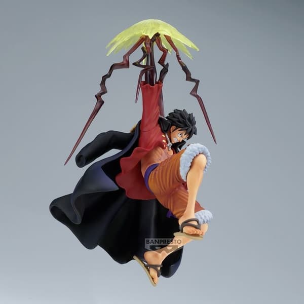 One Piece Monkey D Luffy Battle Record -figuuri, 15 cm pitkä