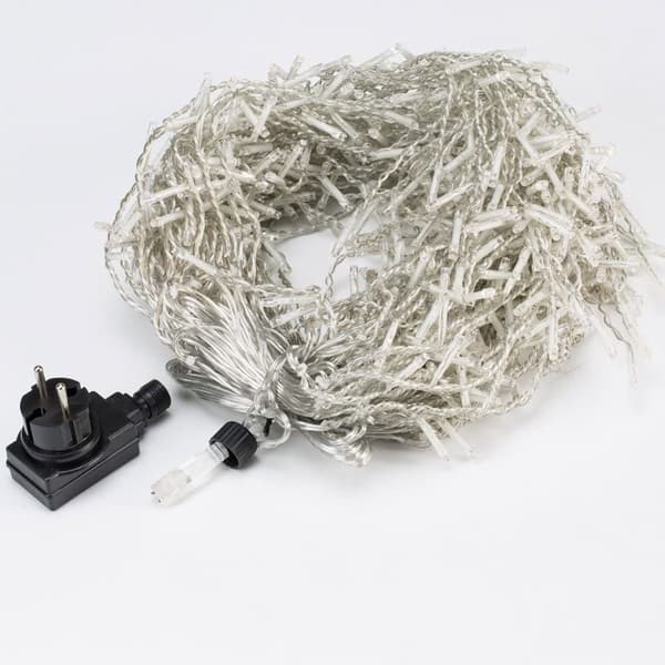 Julljusslinga, varmvit, 40m, 400 lysdioder, IP44