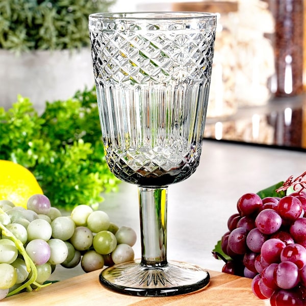 Vinglas sort glas 270 ml