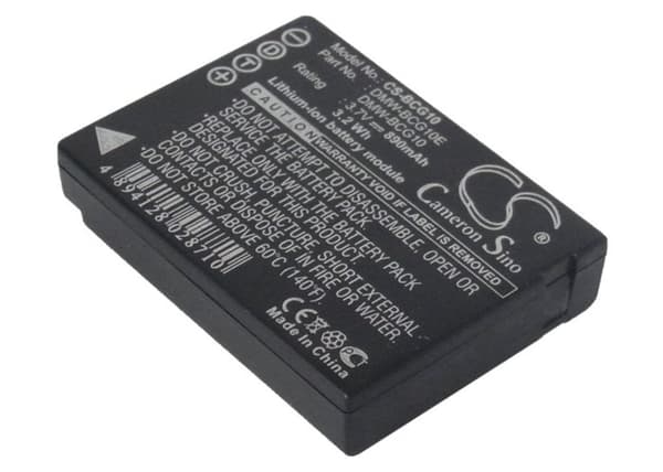 Batteri til DMW-BCG10(E) udskiftningsbatteri