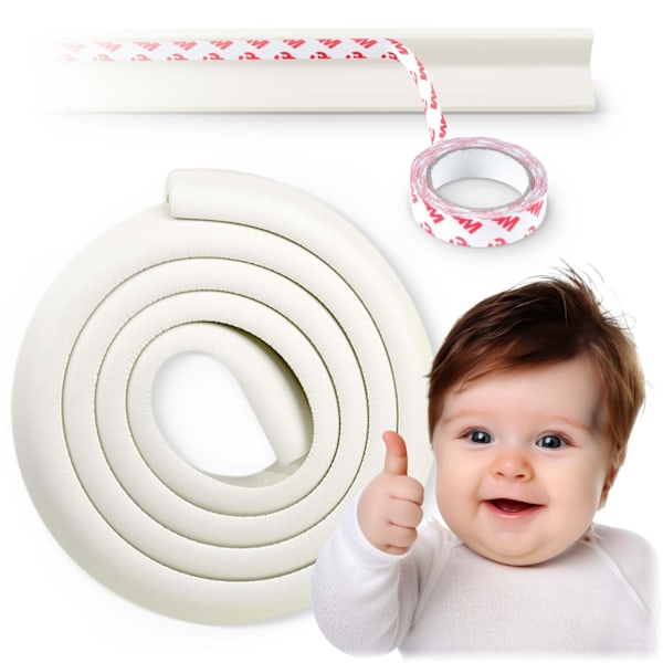 Suojavaahtomuoviteippi Ricokids valkoinen 2 m