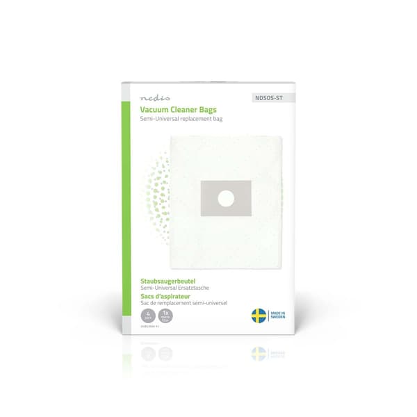 Semiuniversella syntetiska dammsugarpåsar, 4-pack