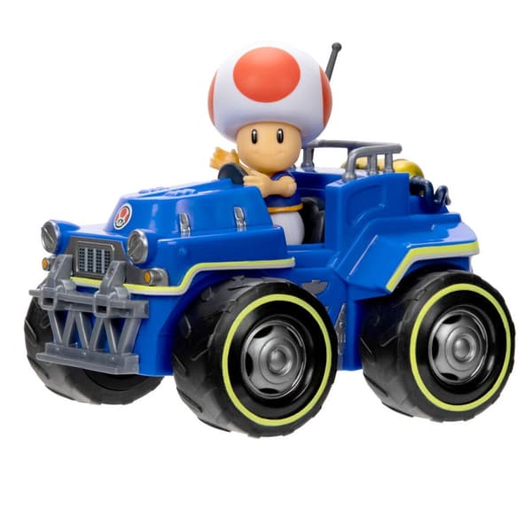Toad Kart figur, 7 cm samlelegetøj til Mario Kart fans