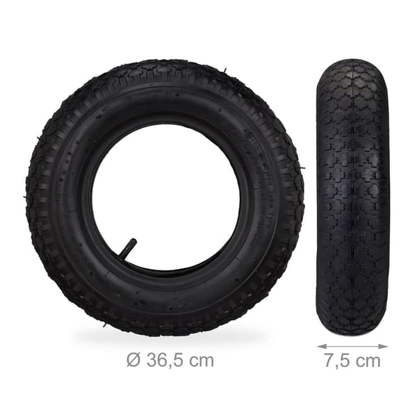 Pick-up däck 3,50-8 med innerslang