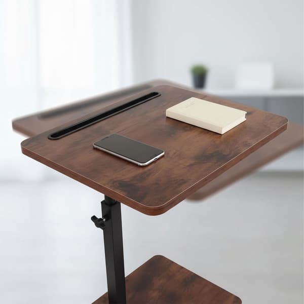 Højdejusterbart sidebord med tabletholder